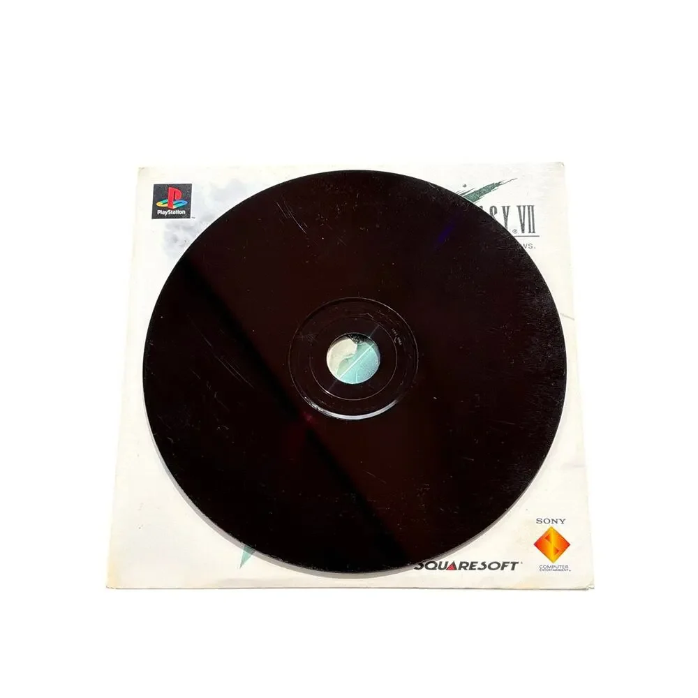 Final Fantasy VII 7 Preview Demo Disc w/ Sleeve Sony Playstation PS1 1997 square